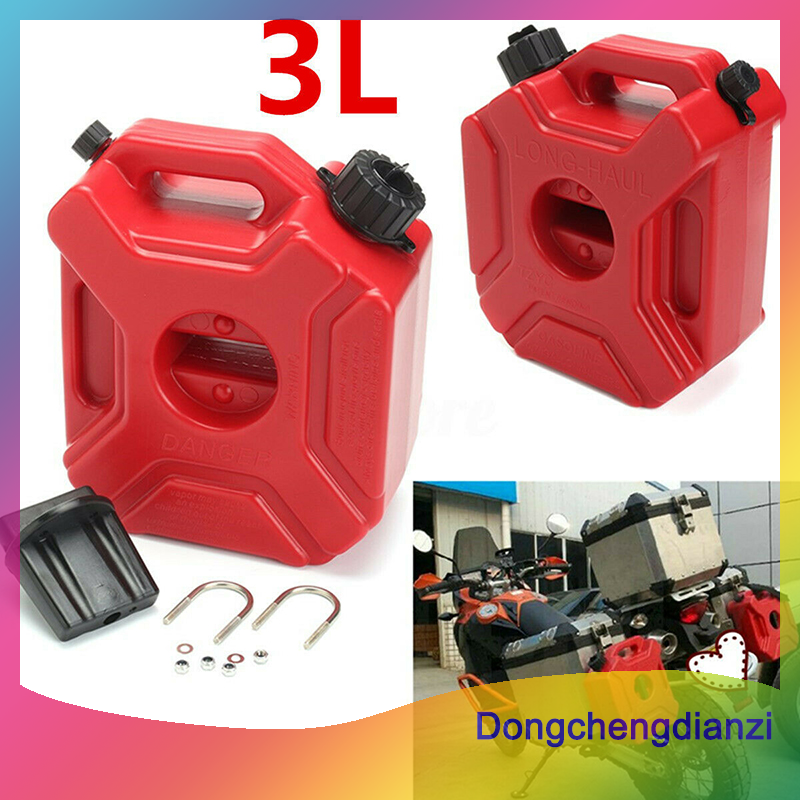 dongchengdianzi Xe Máy 3L xách tay Jerry có thể khí nhựa xe bình nhiên liệu xăng ATV UTV gokart