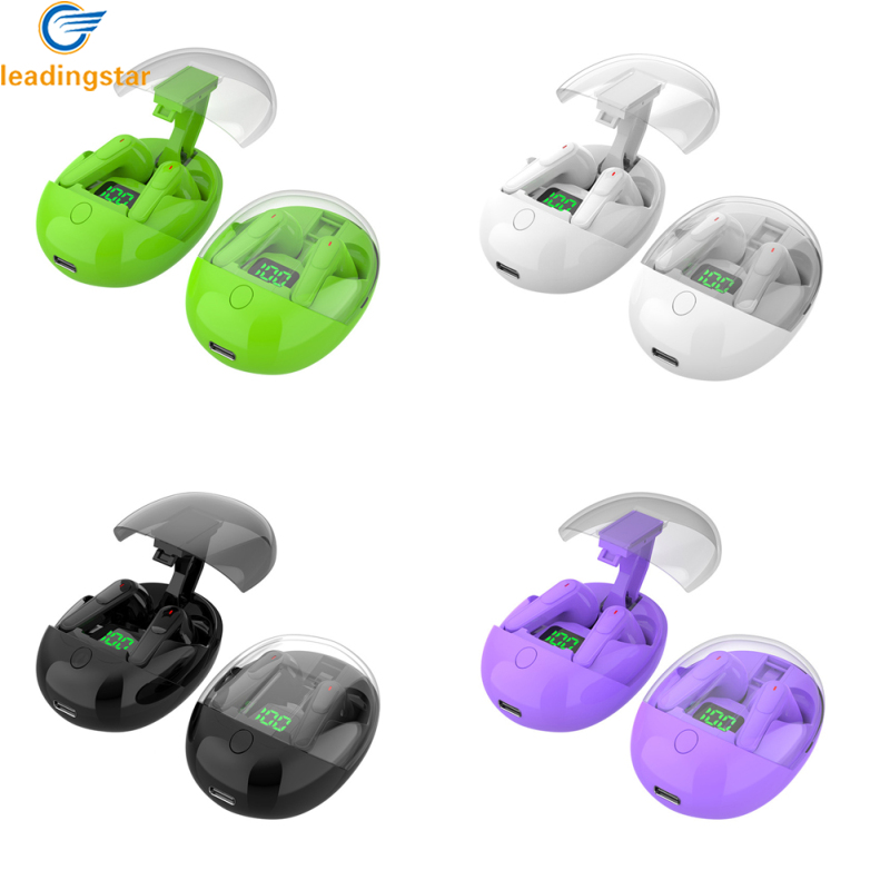 LeadingStar Fast Delivery Pro-One Wireless Earbuds With Translucent Charging Case LED Power Display Stereo Bass Earphones For Sports Working ราคา 234 บาท*ส่งฟรี