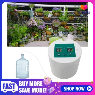 SeaLavender Intelligent Garden Automatic Watering Device Succulents Plant Drip Irrigation Tool Water Pump Timer System Controller Drip Arrow