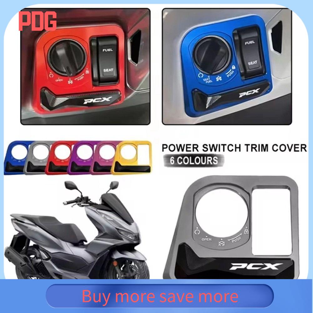 PDG Hợp nhôm CNC Nắp khóa công tắc Bảo vệ bề Chống gỉ Nắp che khóa chìa khóa đánh lửa Nắp công tắc Cho PCX160./125 ADV150 2017-2024 Xe máy