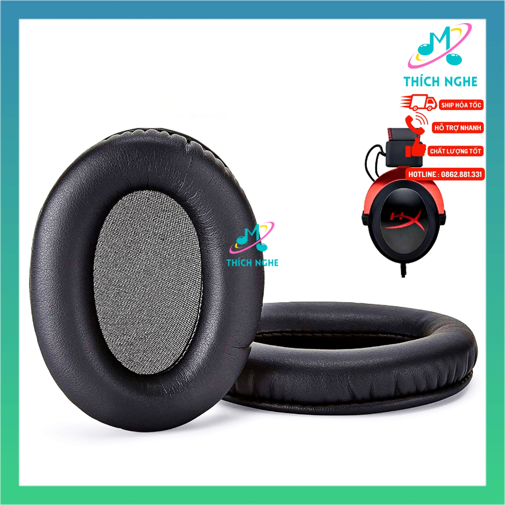 Đệm Tai Nghe Mút đệm tai nghe Hyperx cloud hyperx cloud 2 Pad da tai nghe Hyperx cloud hyperx cloud 