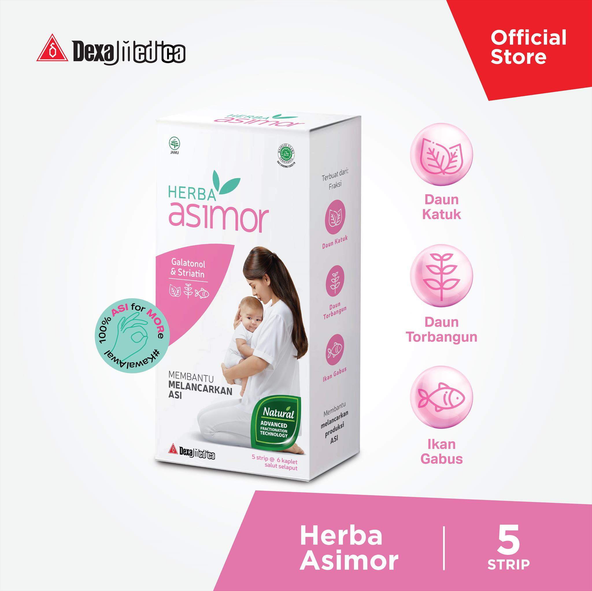 Herba Asimor Box 30 Kapsul Asi Booster Pelancar Asi