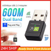 600Mbps USB Wifi Dongle with Bluetooth, No CD Driver Needed