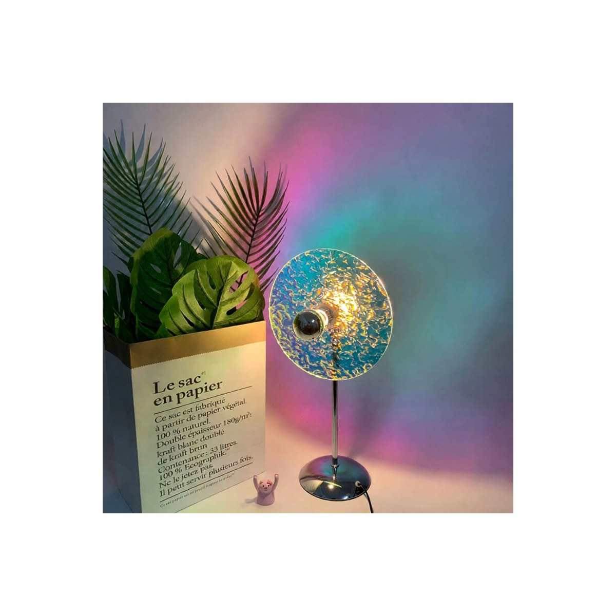 【NeonNexus】 Creative Bauhaus Bedroom Table Lamp Atmosphere Bedside Lamp Decorative Vintage Retro Wabi-Sabi Night