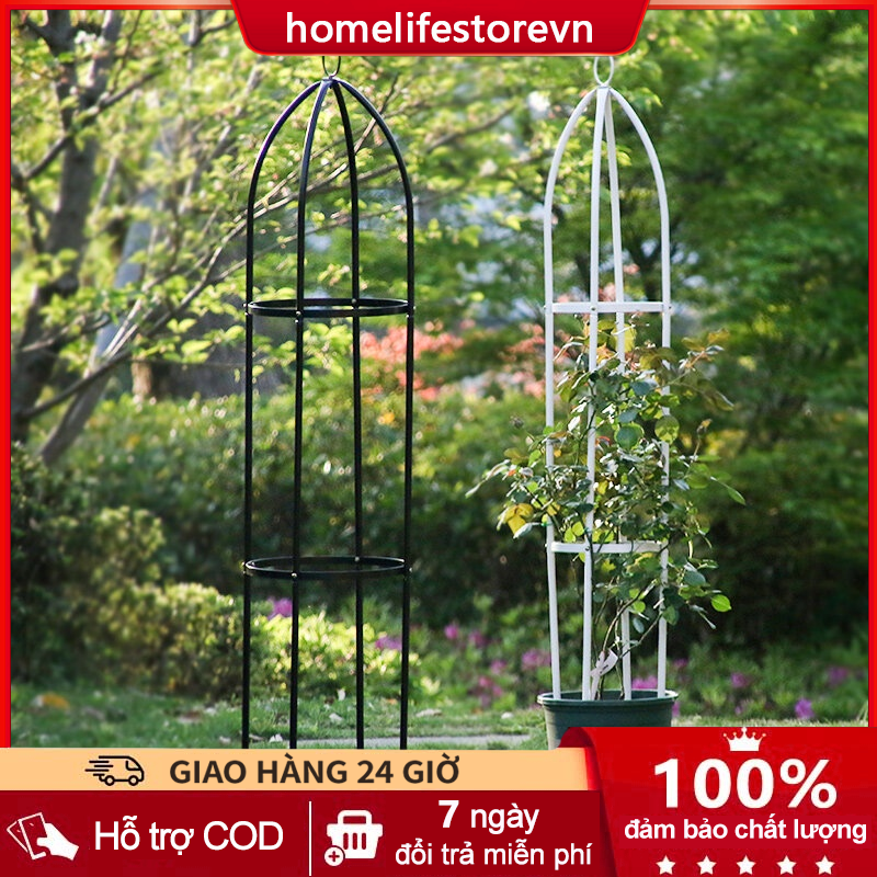 Khung trồng hoa hồng,giàn leo hoa hồng,ống thép bọc nhựa, nhiều size phù hợp hoa giấy, cây cảnh HOME