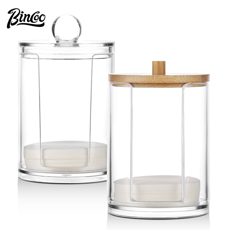 BINCOO Italian Coffee Filter Paper Storage Box Wood Dustproof Filter Paper Box Coffee Utensils ราคา 109 บาท*ส่งฟรี