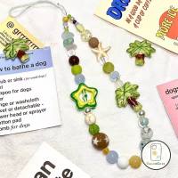 Dễ Thương Kitty Star Hình Điện Thoại Di Động Dây Buộc DIY Handmade Handmade Điện Thoại Treo Dây