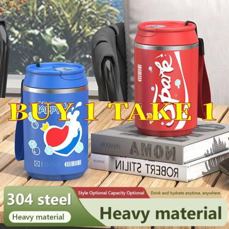 Cola Tumbler Stainless Steel Vacuum Flask - 360ML/460ML