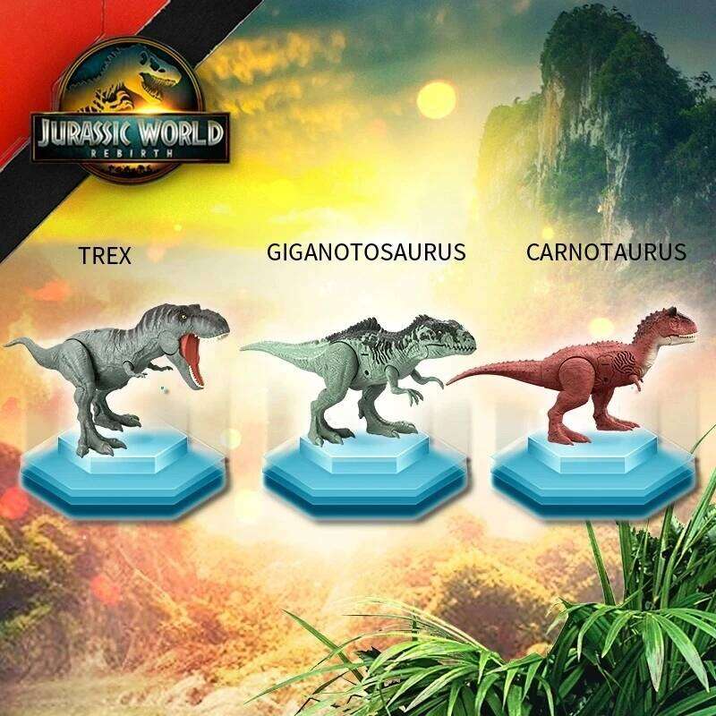 Chính hãng Mô hình đồ chơi khủng long hành động Tyrannosaurus Rex Megalodon Nam Rampage Dragon chính hãng của Jurassic World với hiệu ứng âm thanh cơ bản