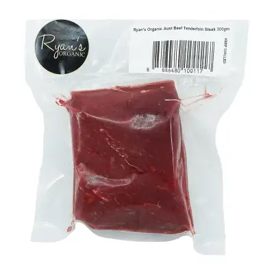 Ryan's Organic Beef Tenderloin Steak (2Pcs) - Australia