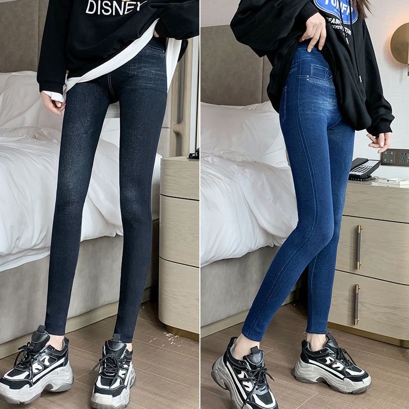 Modal đàn hồi cao quần legging denim, đa năng Quần Dài Phụ nữ thoáng khí và giảm béo xà cạp
