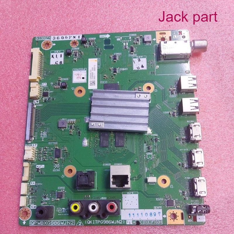 MB MAINBOARD MOTHERBOARD TV SHARP 4T C60BK1X 60BK1X Harga  799,000 Ringgit*Penghantaran Percuma