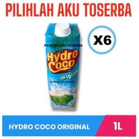 Hydro Coco Air Kelapa KEMASAN 1 LITER  ( HARGA 6 Pcs )