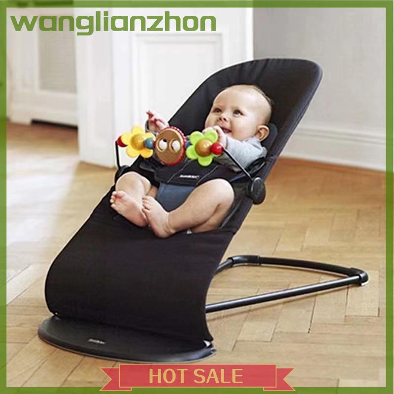 wanglianzhon ชั้นวางของเล่นสำหรับเด็กทารกกระเด้งรถเข็นเด็กของเล่นโค้งสำหรับที่นั่งในรถของเด็กทารกที่วางเสาไม้ที่ปลอดภัยสำหรับเด็กทารกอุปกรณ์เสริมกระเด้ง