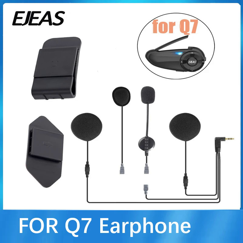 Ejeas Q7 phong cách mới gắn Clip băng hai mặt cơ sở 2in1 Tai nghe tai nghe Tai nghe cho quick7 xe má