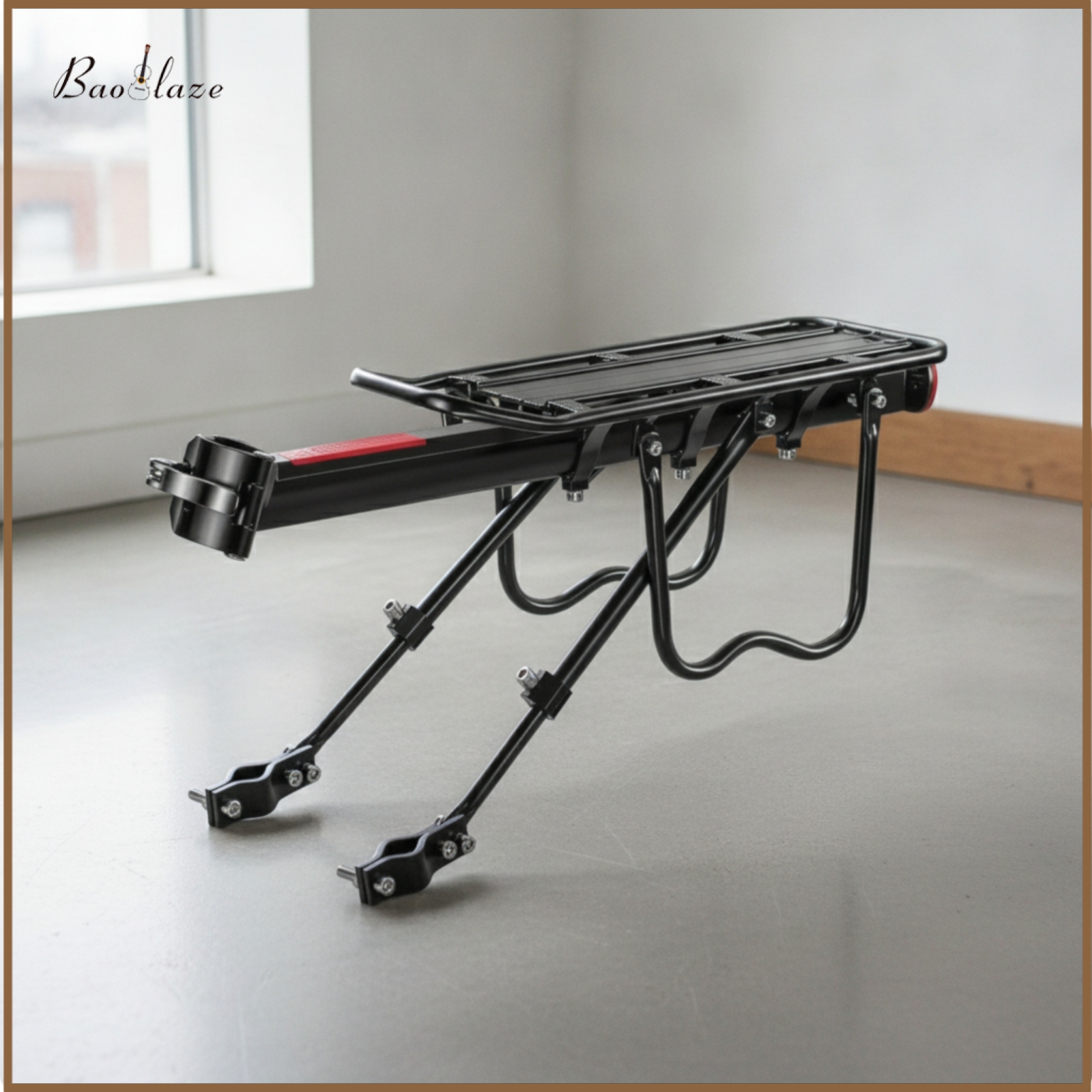 Baoblaze Cylindrical Rear Cycle Rack Reflective Rear Bike Rack Lightweight Bike Cargo Carrier Long-Lasting for Commuting ราคา 1,725 บาท*ส่งฟรี