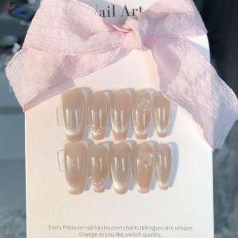 người phụ nữ Bóng Báo Chí trên móng tay mắt mèo Quan Tài lời khuyên móng giả làm móng nghệ thuật cho phụ nữ và trẻ em gái trang trí móng tay LV-MY