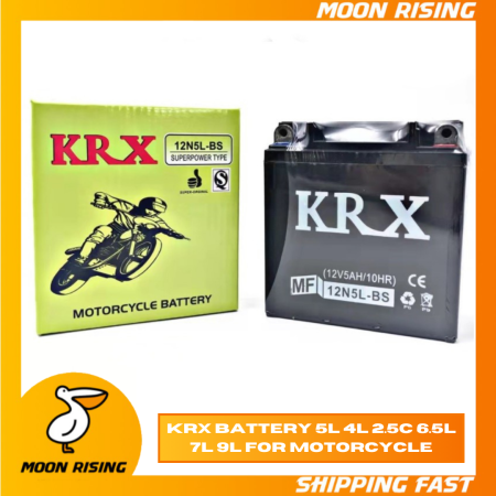 KRX BATTERY 5L 4L 2.5C 6.5L 7L 9L FOR MOTORCYCLE