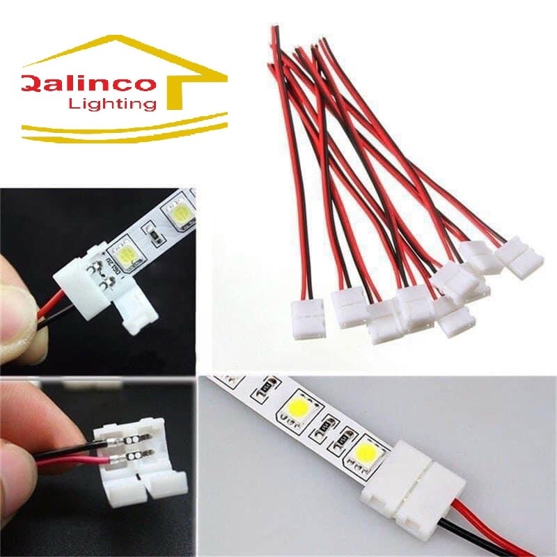 5 đầu kẹp led 8mm , 10mm cho led dán 12v, led 2835, 5050 siêu rẻ giá tại kho