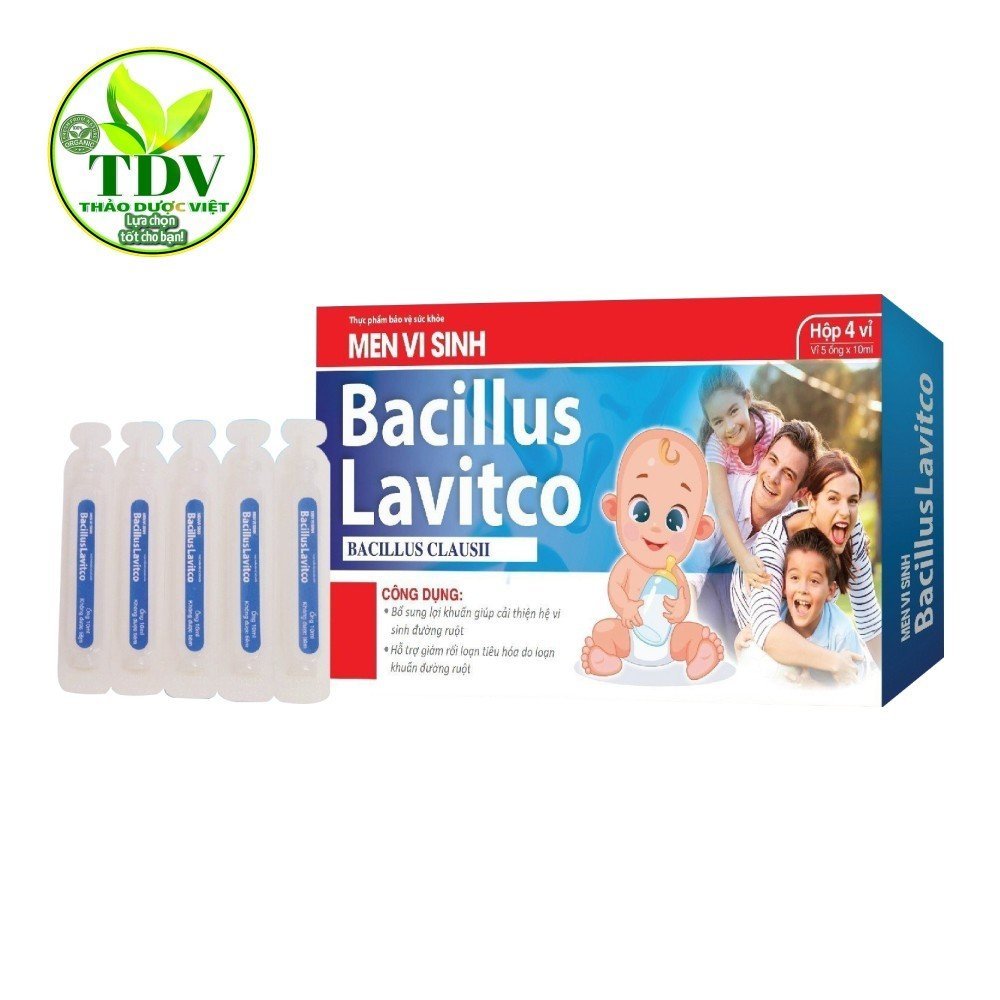 Men vi sinh Bacillus Lavitco của Ginkgomin bổ sung lợi khuẩn giúp cải thiện hệ vi sinh đường ruột | NTSHOP