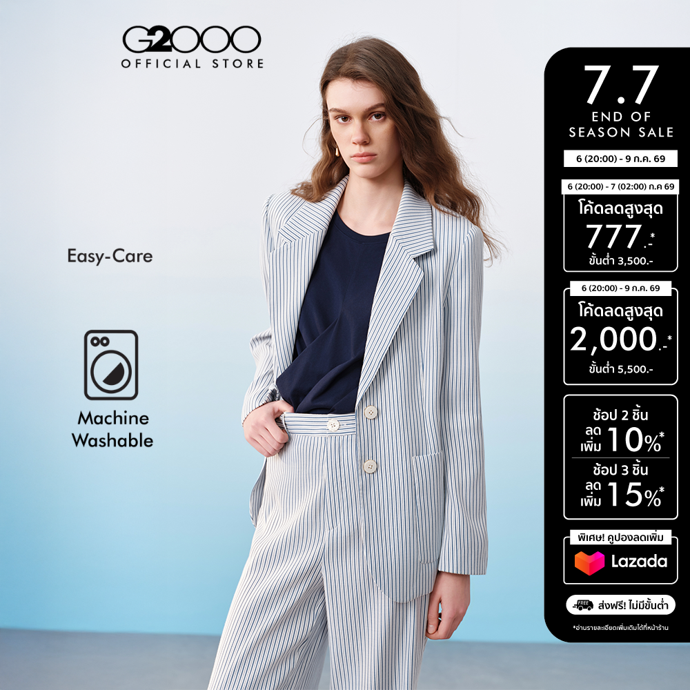G2000 เสื้อเบลเซอร์สำหรับผู้หญิง ทรง Relaxed Fit รุ่น 61212635 ราคา 3,740 บาท*ส่งฟรี