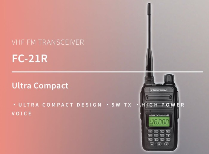 HT FRISTCOM FC-21 R DUAL BAND VHF UHF HANDY TALKY Harga  610,000 Ringgit*Penghantaran Percuma