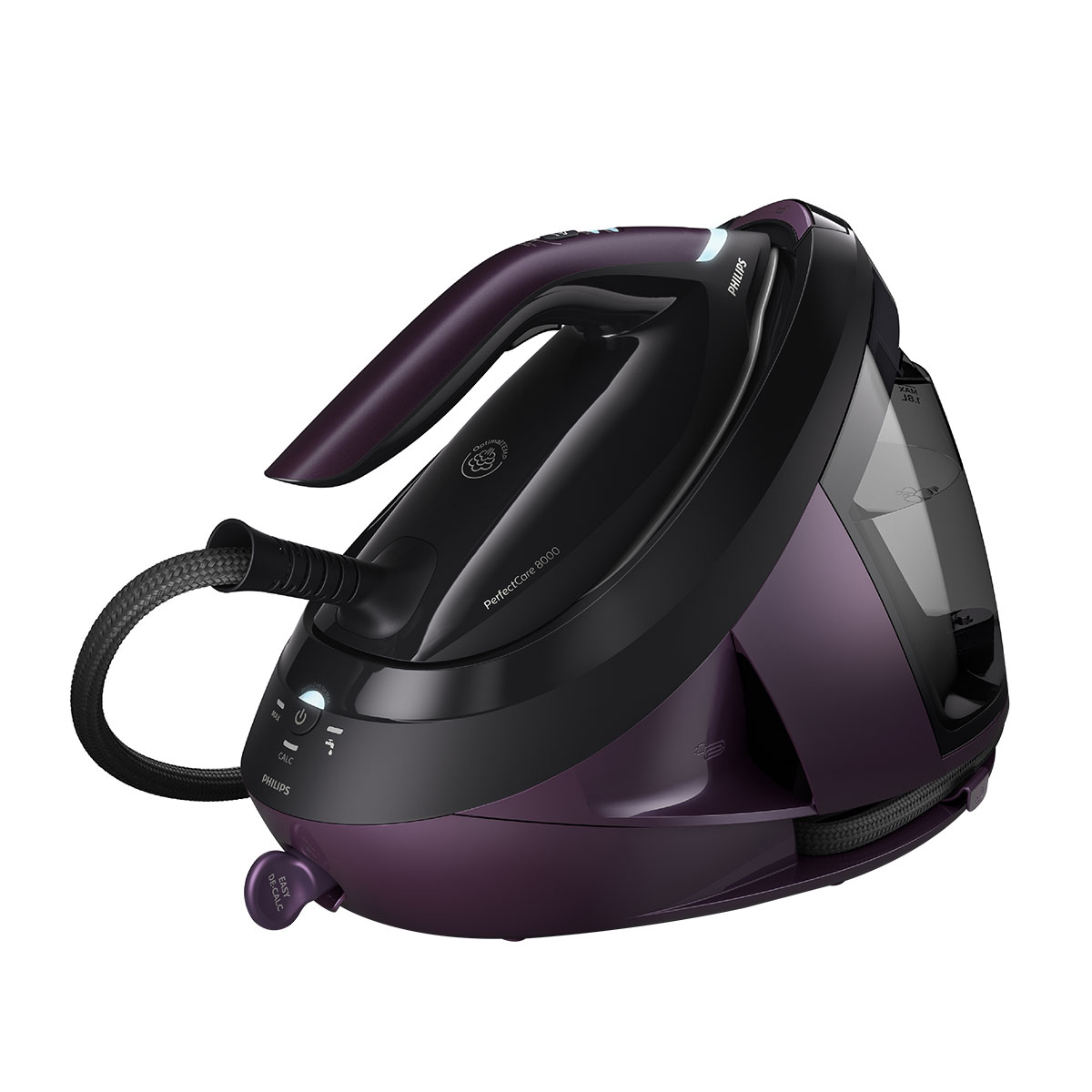 PHILIPS - เตารีดไอน้ำแยกหม้อต้ม PHILIPS รุ่น PSG8160/30 กำลัง 2,700 วัตต์ สีม่วง #อิเล็กทรอนิกส์ ราคา 43,318 บาท*ส่งฟรี