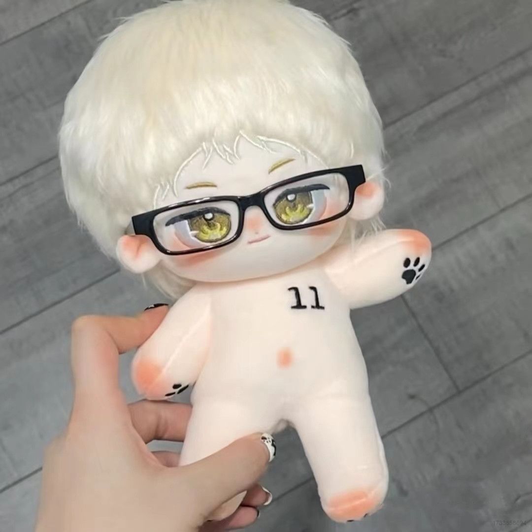 RA Bx Haikyuu Kei Tsukishima Sang Trọng DIY Mặc Búp Bê Quà Tặng Cho Bé Gái Với Bộ Xương Đồ Chơi Nhồi