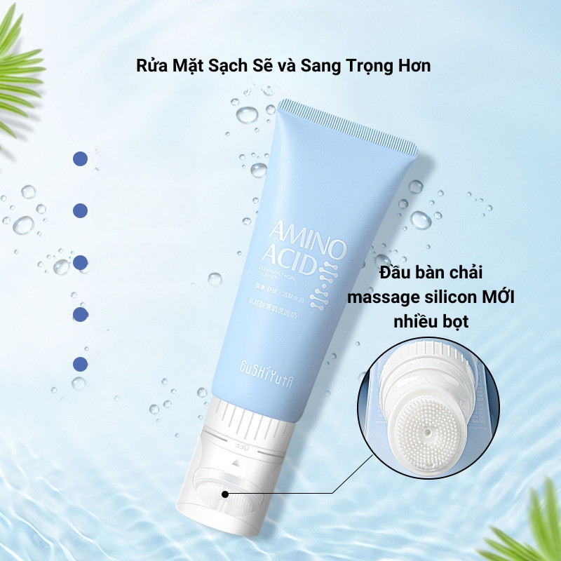 [HCM] Sữa Rửa Mặt NICOR Amino Acid Dưỡng Ẩm 120ml Cho Nam Nữ -GL314