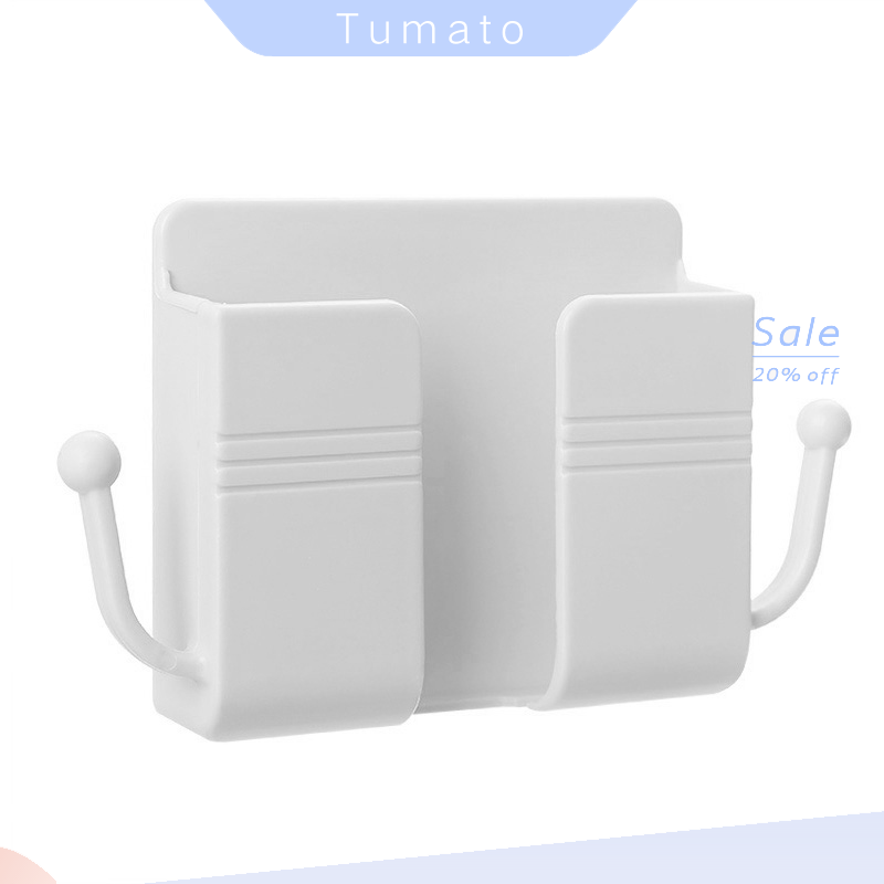 Tumato Hộp đựng đồ gắn tường không cần đục lỗ Giá Treo Tường Phích Cắm Điện thoại di động Hộp đựng phụ kiện phòng tắm nhà bếp phòng tắm lặt vặt sạc pin