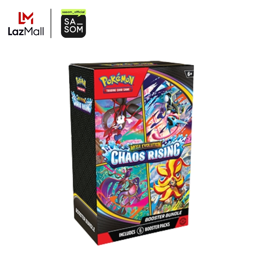 Pokemon Mega Evolution "Chaos Rising" Booster Bundle (EN) | ของแท้ ตรวจสอบโดย SASOM ราคา 3,550 บาท*ส่งฟรี