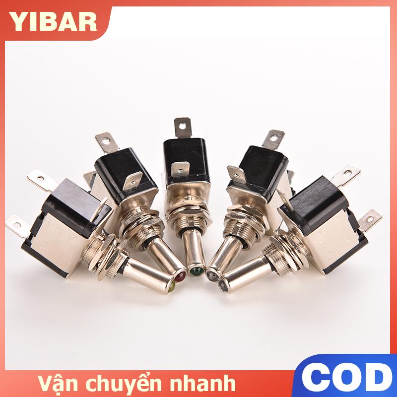 YIBAR Công tắc bật tắt đèn led bật tắt 12V 20A cho xe hơi xe tải ATV máy bay 3C