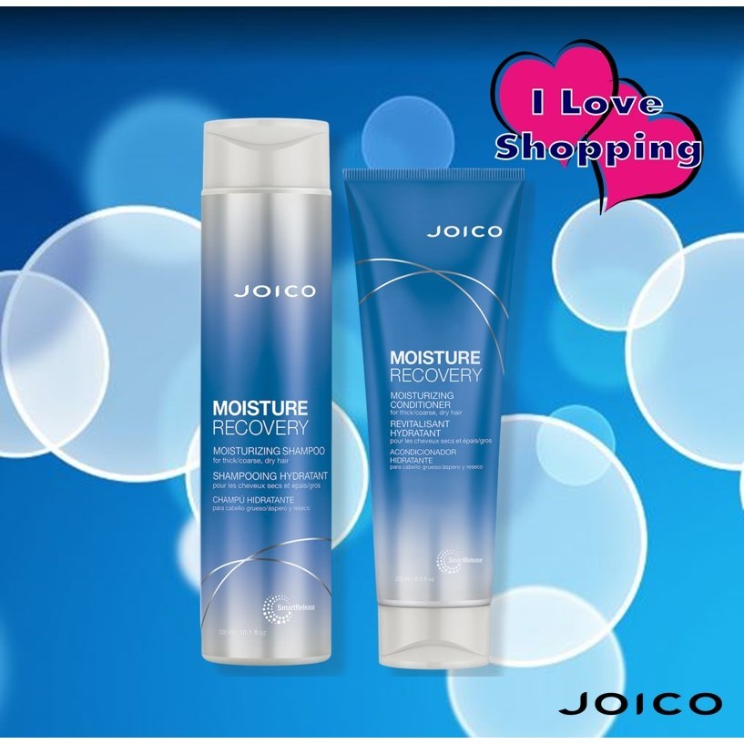 Joico Moisture Recovery Moisturizing Shampoo/Conditioner 300/250 ml แชมพู ครีมนวด สำหรับเส้นเล็ก แห้ง ราคา 808 บาท*ส่งฟรี