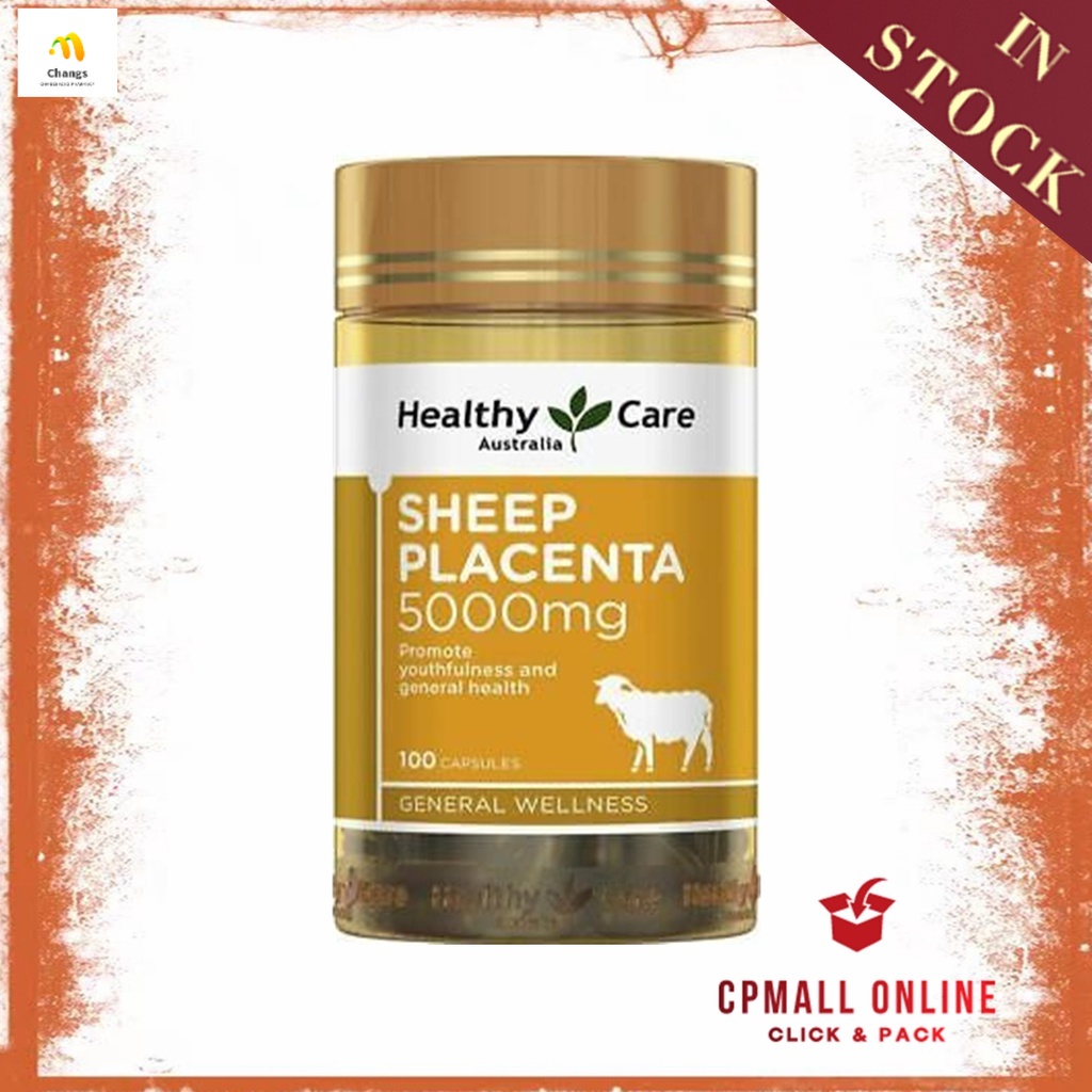 Changsheng Pharmacy [Expiry Date: 02/2026] Healthy Care 羊胎素胶囊 Sheep Placenta 5000mg ( 100 Tablet ) (Made In Australia ) Harga  124 Ringgit*Penghantaran Percuma