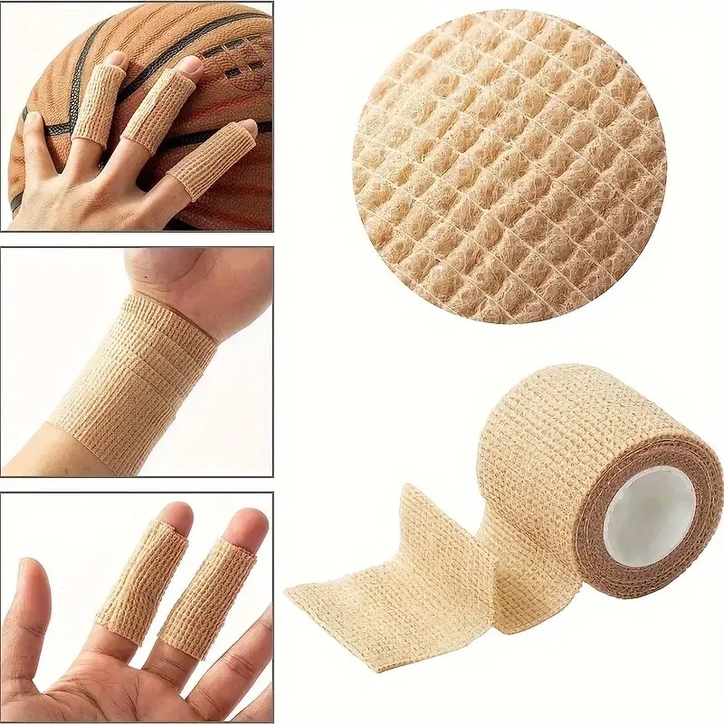 1Rolls Non-woven Athletic Wrap Tape Self Adhesive Elastic Bandage Elastoplast Sports Protector Knee