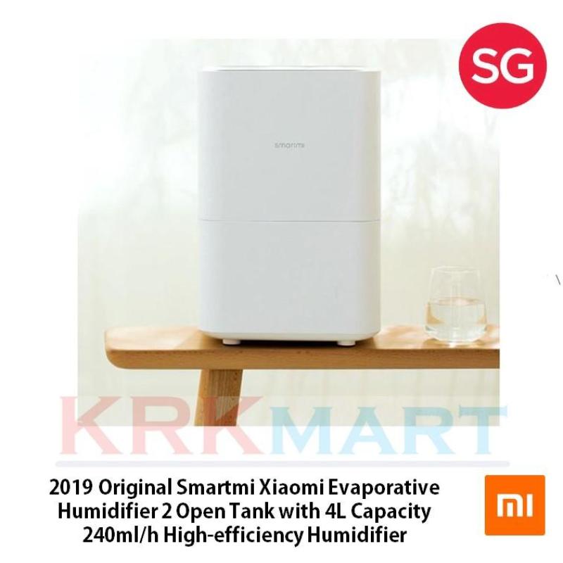 2019 Original Smartmi Xiaomi Evaporative Humidifier 2 Open Tank with 4L Capacity 240ml/h High-efficiency Humidifier Singapore