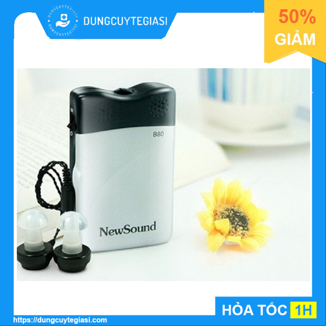 Máy trợ thính 2 tai nghe NewSound B80P âm thanh rõ ràng, trong trẻo
