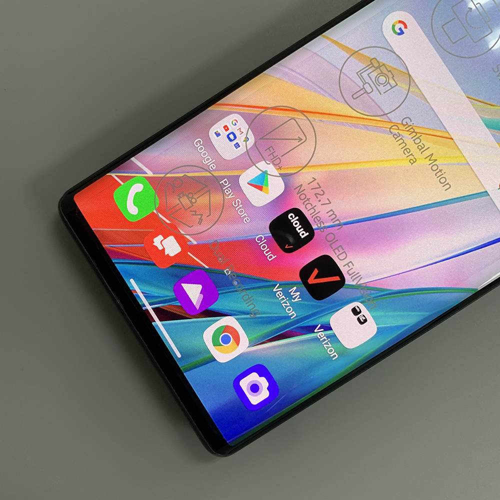 [op010] LG WING LMF100N LMF100VM 5G Mobile Phone 6.8'' OLED Screen 8GB RAM 128GB/256GB ROM 64MP+32MP NFC Android CellPhone