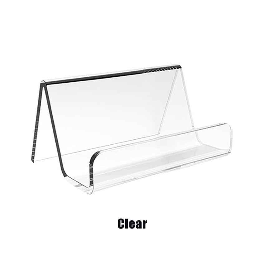 Stand Akrilik Tempat Kartu Nama Display Meja Kantor Bisnis Rak Kartu Name / Acrylic Tempat Kartu Nama