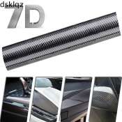 DSKLQZ 7D Carbon Fiber Vinyl Wrap Stickers for Cars