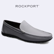 Rockport Leather Brenton Venetian Black Mens Shoes