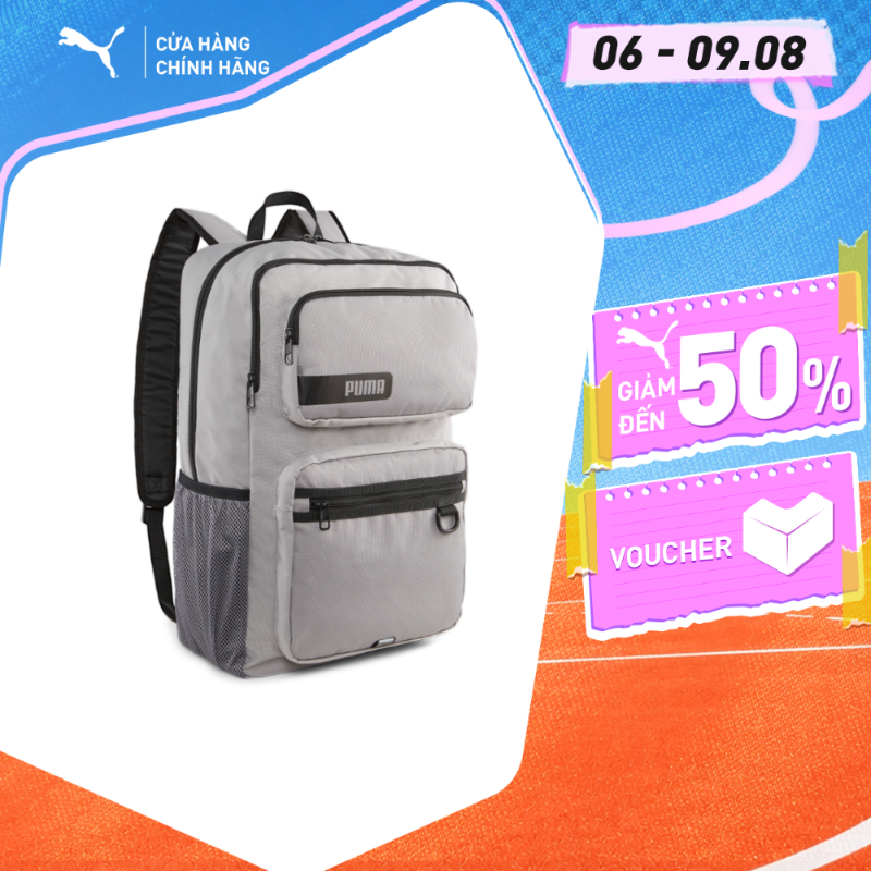 Balo thời trang PUMA Unisex Deck Backpack II Concrete Gray Màu Xám