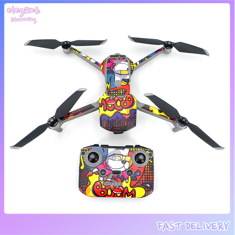 elegantstunning Colorful Stickers for DJI Mavic Air 2 Decal Skin Sticker
