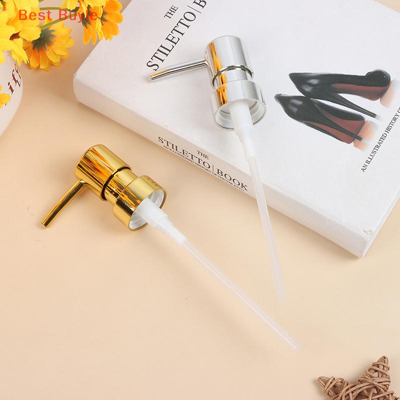 💖Best Buyle Kim Loại Xà Phòng Bơm Chất Lỏng Lotion Dispenser Thay Thế Đầu 28 Chủ Đề Bơm Cap