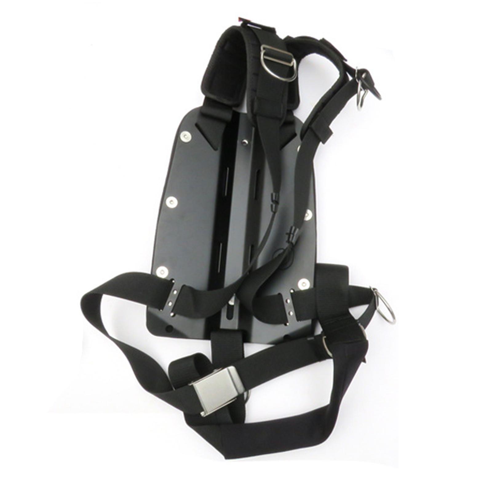 Heavy Duty 1680D Nylon With TPU Coating Tech Diving Back Plate Pad To Increase Diver Comfort