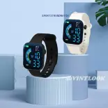 Vintlook dẫn đồng hồ điện tử vuông, Màn hình hiển thị lớn, thời trang đồng hồ điện tử, thể thao nút đồng hồ học sinh