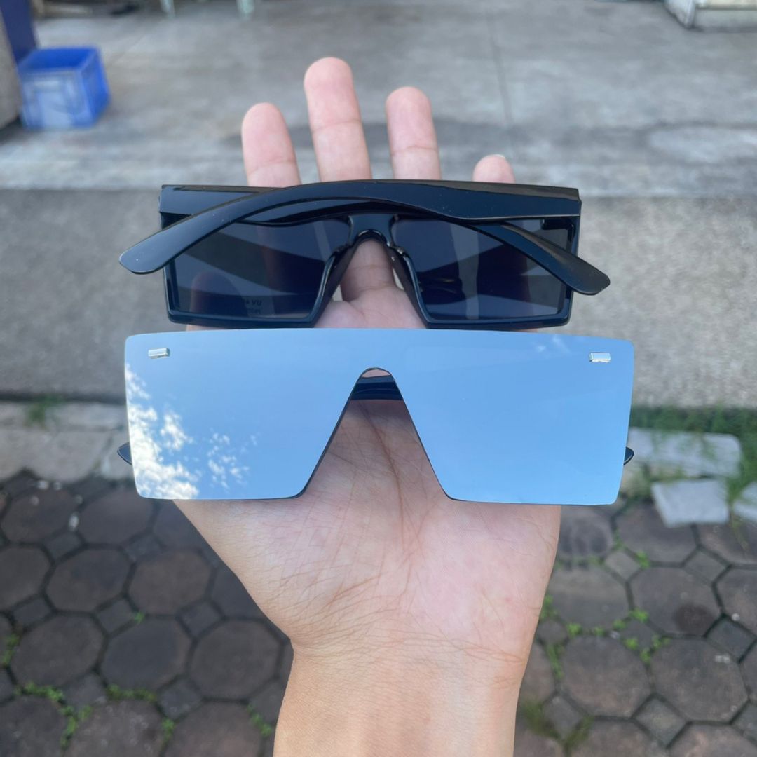 แว่นแฟชั่นสีปรอท มีหลายสี พร้อมส่งจากไทย แว่นตาแฟชั่น แว่นกันแดด แว่นเก็บทรง เลนส์ปรอท ป้องกันUV400 เก็บเงินปลายทาง ราคา 42 บาท*ส่งฟรี