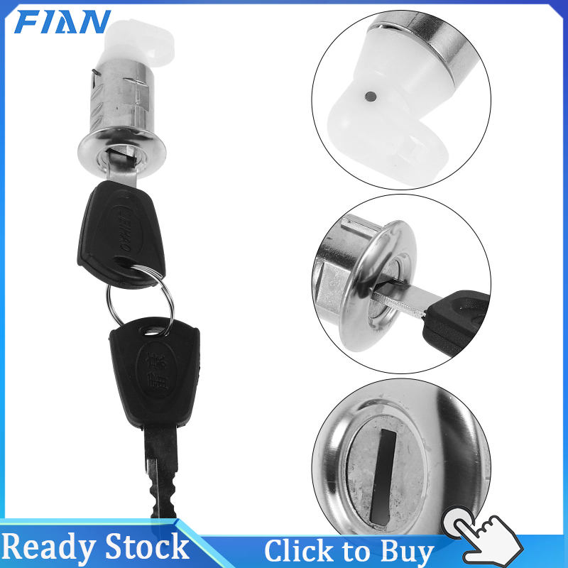 Fianmall Khóa xe máy Khóa phím ghế Khóa xe máy hạng nặng Khóa ghế xe máy Khóa ghế xe máy Xi lanh khóa xe máy Khóa phím xe máy cho xe máy điện
