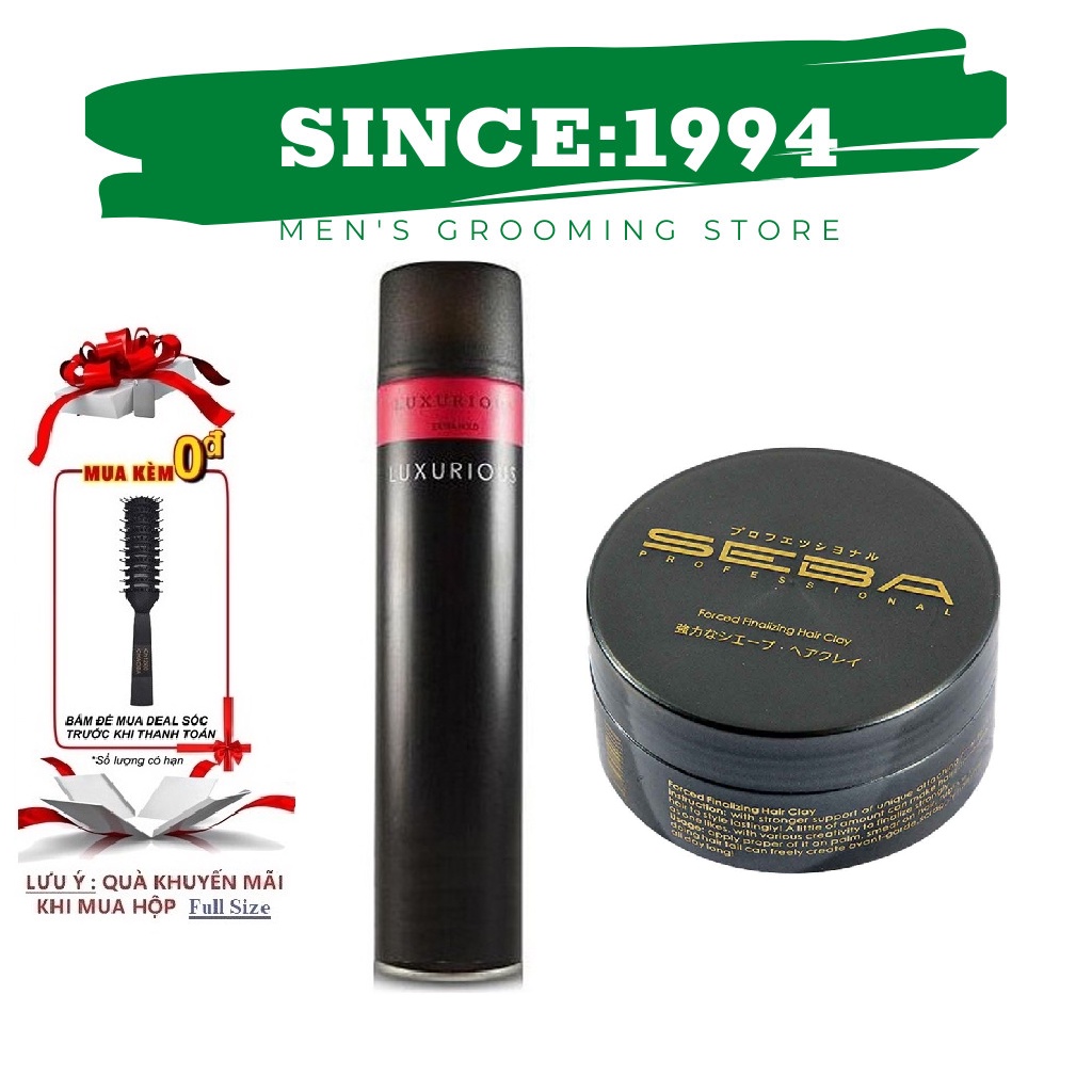 Sáp vuốt tóc siêu cứng dành + gôm luxurious 400ml chính hãng