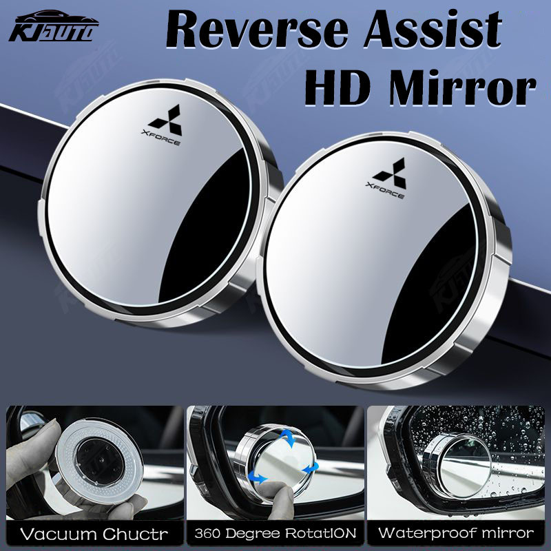 Mitsubishi Xforce High-definition Wide-angle Reversing Mirror 360-degree Rotating Rearview Mirror Reversing Assistance Without Blind Spots ราคา 52 บาท*ส่งฟรี